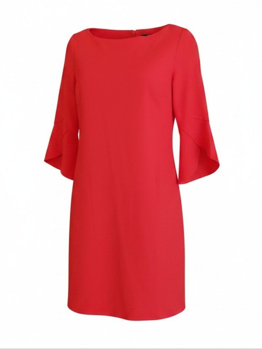 Vince Camuto Sweetheart Red Bell Flutter 3/4 Sleeve Mini Dress Size 8